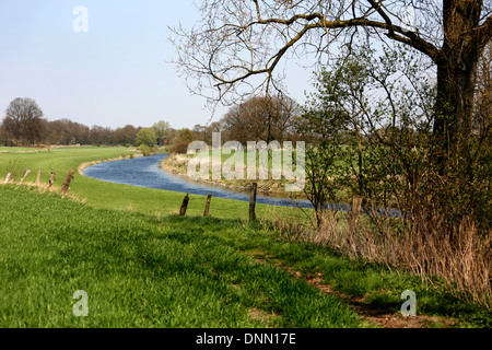 Haltern bin sehen, Deutschland, Blick über die Lippe Stockfoto