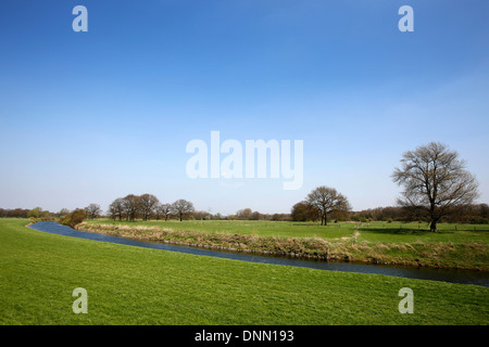 Haltern bin sehen, Deutschland, Blick über die Lippe Stockfoto