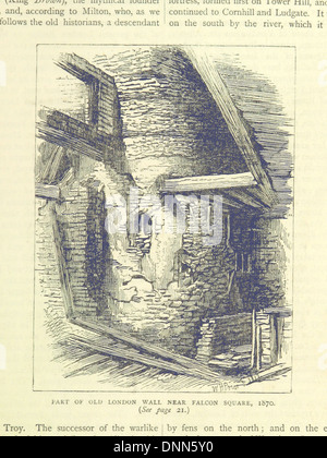 Ein Bild von Seite 37 von George Walter Thornburys „Old and New London“. Das Werk bietet einen detaillierten Überblick über die Transformation Londons im Laufe der Zeit. Das Bild zeigt wichtige Szenen aus der Londoner Geschichte, die seine Entwicklung und kulturelle Sehenswürdigkeiten im späten 19. Jahrhundert widerspiegeln. Stockfoto