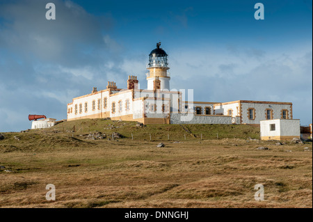 Der Leuchtturm auf der westlichsten Punkt von Skye entstanden im Jahre 1909 für die Northern Lighthouse Board von David Stevenson Stockfoto