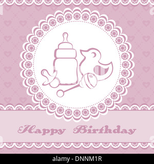 Baby-Karte. Stockfoto