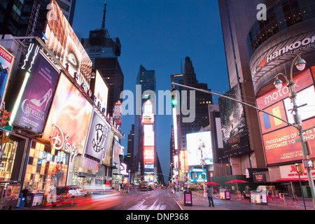 USA, New York State, New York City Times Square bei Nacht Stockfoto