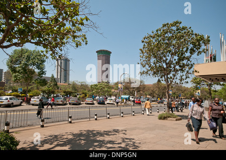 Kenyatta International Conference Centre Turm vom Rathaus Weg Nairobi Kenia Stockfoto