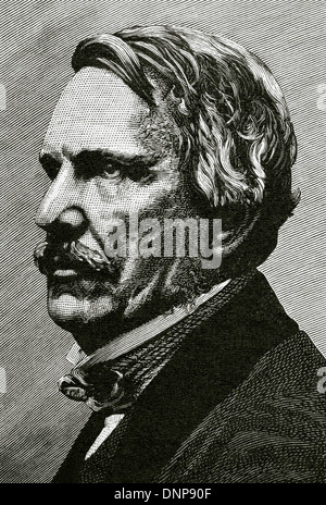 John Laird Mair Lawrence, 1. Baron Lawrence (1811-1879). Britischer Politiker. Gravur in die Universalgeschichte, 1892. Stockfoto