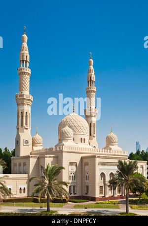 Dubai Jumeirah Moschee, Dubai, Vereinigte Arabische Emirate, Vereinigte Arabische Emirate, Naher Osten Stockfoto