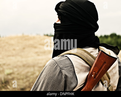 Muslimischen Rebellen Stockfoto