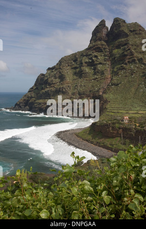 Punta del Fronton, Punta Hidalgo, Nord-Teneriffa, Spanien Stockfoto