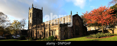 Herbst, Holy Trinity Church, Skipton Stadt, North Yorkshire, England, UK Stockfoto