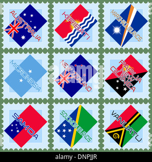 Australien und Ozeanien Stockfoto