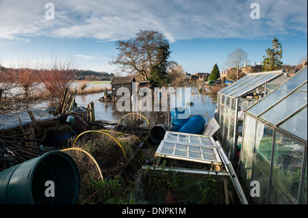 Überschwemmung, Godalming, Surrey, England Stockfoto