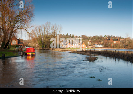 Überschwemmung, Godalming, Surrey, England Stockfoto