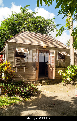 Mobilien Haus Tirol Kinderbett Heritage Village, St. Michael, Barbados Stockfoto