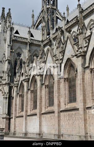 Basilika des nationalen Gelübdes, Quito Stadt, Hauptstadt von Ecuador Stockfoto