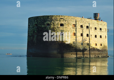 Fort Boyard in Pertuis d'Antioche in Charente-Maritime, Frankreich Stockfoto