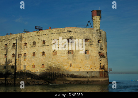 Fort Boyard in Pertuis d'Antioche in Charente-Maritime, Frankreich Stockfoto