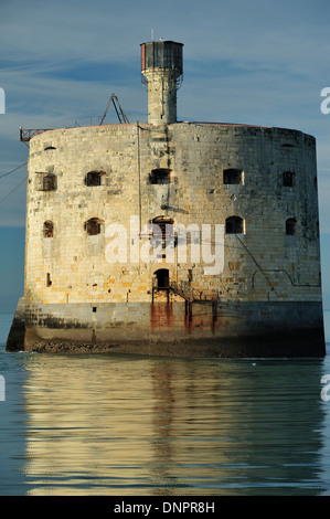 Fort Boyard in Pertuis d'Antioche in Charente-Maritime, Frankreich Stockfoto