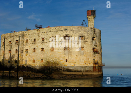 Fort Boyard in Pertuis d'Antioche in Charente-Maritime, Frankreich Stockfoto