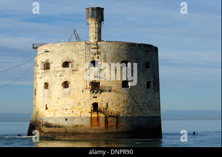 Fort Boyard in Pertuis d'Antioche in Charente-Maritime, Frankreich Stockfoto