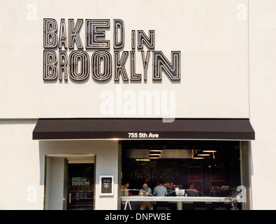 in Brooklyn Backstube gebacken Stockfoto