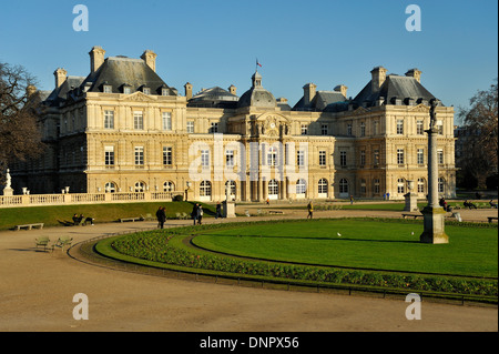 Das Palais du Luxembourg, Sitz des französischen Senats, Paris, Frankreich Stockfoto