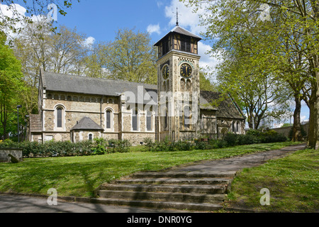 St Pancras alte Kirche und ein Teil der umfangreichen Kirchhof Stockfoto