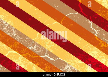 Retro-Streifen mit Grunge - Hintergrund illustration Stockfoto