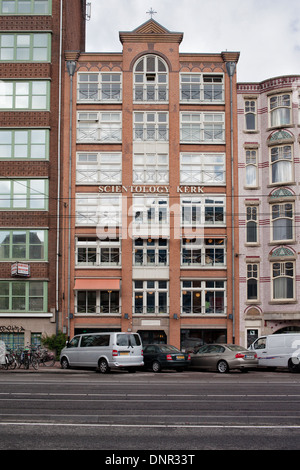 Der Scientology-Kirche in Amsterdam, Holland, Niederlande. Stockfoto