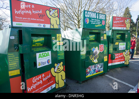 Salvation Army Kleidung Nächstenliebe bank Stockfoto