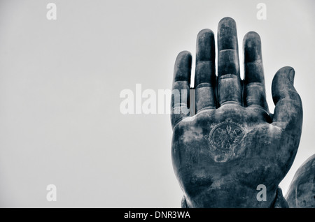 Riesige Buddha auf Lantau Island, Hong Knog, Asien, Stockfoto