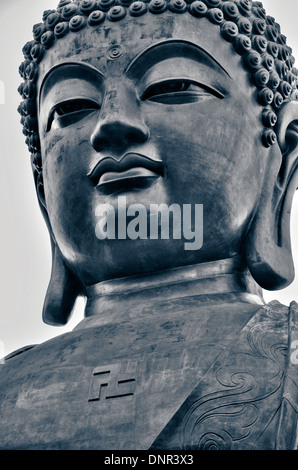 Riesige Buddha auf Lantau Island, Hong Knog, Asien, Stockfoto