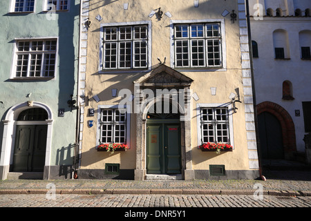 Die 3 Brüder Häuser (Tris Brali), Riga, Lettland, Europa Stockfoto