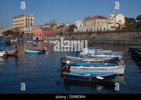 Echte Porto del Granatello Portici Stockfoto