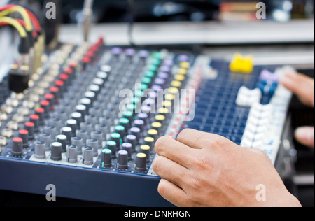 Sound-Mixer. Stockfoto