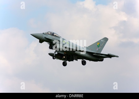 Eurofighter Typhoon FGR4 im Endanflug zu landen Stockfoto