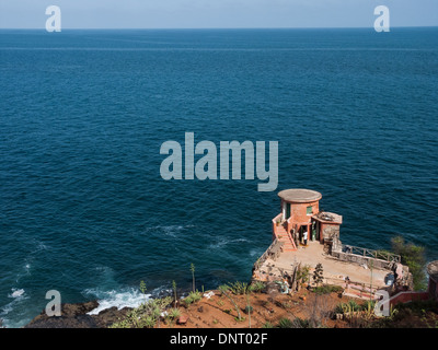Freien Blick über das Atalntic Meer von Île de Gorée, Estrees Fort Stockfoto