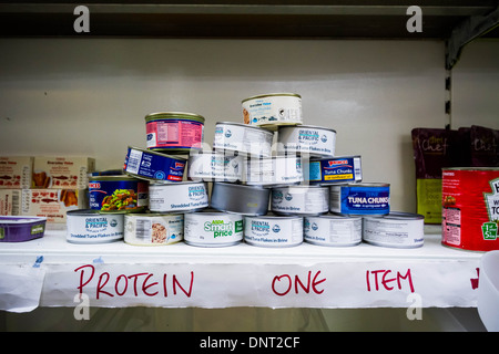 Die Lewisham Lebensmittelbank in New Cross, London, UK. Stockfoto