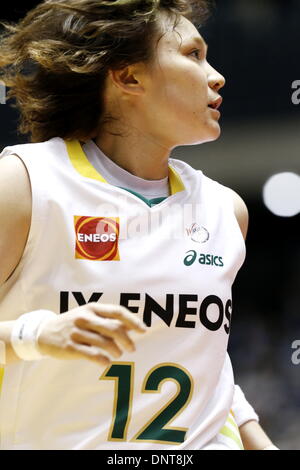 1. Yoyogi-Gymnasium, Tokio, Japan. 4. Januar 2014. Asami Yoshida (JX-ENEOS), 4. Januar 2014 - Basketball: 89. Kaisers Cup, der 80. Kaiserin Cup ganz Japan allgemeine Basketball-Meisterschaft match zwischen JX-ENEOS Sonnenblumen 67-63 DENSO IRIS am 1. Yoyogi-Gymnasium, Tokio, Japan. Bildnachweis: AFLO SPORT/Alamy Live-Nachrichten Stockfoto