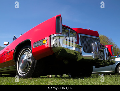 1972 Cadillac Eldorado Cabrio bei Gawsworth Hall Oldtimer-show Stockfoto