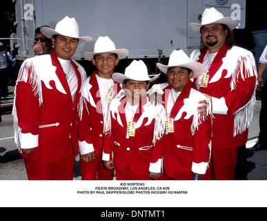 29. April 2001 - KID NORTENO. FIESTA BROADWAY, LOS ANGELES, CA 4/29. PAUL SKIPPER / 2001 K21645PSK (Kredit-Bild: © Globe Photos/ZUMAPRESS.com) Stockfoto