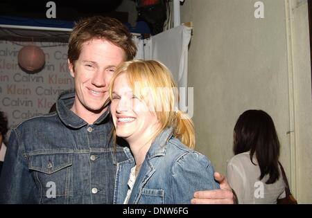 14. März 2002 - K24387AG: CLUB GREENLIGHT. BEI GQ LOUNGE, LA, CA 13.03.2002. AMY GRÄBER / 2002. (D). NICOLE TOM und PAUL THOMAS(Credit Image: © Globe Photos/ZUMAPRESS.com) Stockfoto