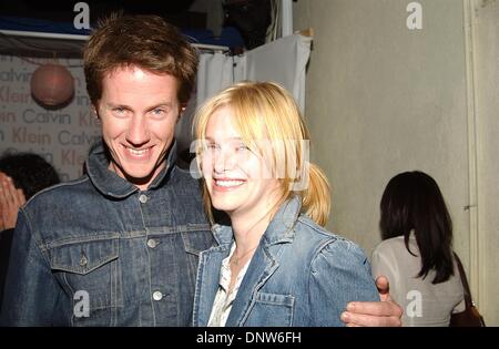 14. März 2002 - K24387AG: CLUB GREENLIGHT. BEI GQ LOUNGE, LA, CA 13.03.2002. AMY GRÄBER / 2002. (D). NICOLE TOM und PAUL THOMAS(Credit Image: © Globe Photos/ZUMAPRESS.com) Stockfoto