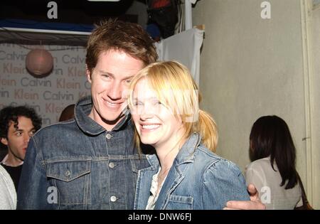 14. März 2002 - K24387AG: CLUB GREENLIGHT. BEI GQ LOUNGE, LA, CA 13.03.2002. AMY GRÄBER / 2002. (D). NICOLE TOM und PAUL THOMAS(Credit Image: © Globe Photos/ZUMAPRESS.com) Stockfoto