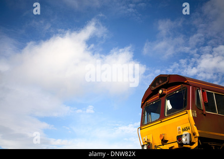 EWS-Diesel Track Wartungsarbeiten außerhalb Montrose beteiligt. Stockfoto