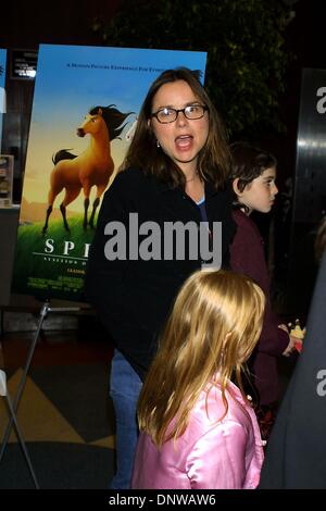 22. Mai 2002 - 5/22/02.THE '' Geist: STALLION des CIMARRON'' animierte FILM-PREMIERE am BEEKMAN THEATRE IN New York... KELLY JORDAN / 2002.K25145 (Kredit-Bild: © Globe Photos/ZUMAPRESS.com) Stockfoto