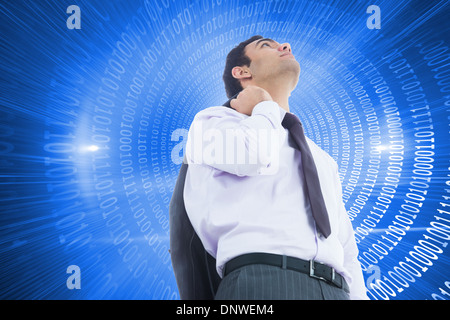 Zusammengesetztes Bild von Ernst Kaufmann stehen Stockfoto