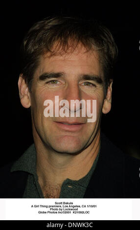 10. Januar 2001 - Scott Bakula.A Girl Thing Premiere, Los Angeles, CA 10.01.01. Lockwood.   2001 K21092LOC (Kredit-Bild: © Globe Photos/ZUMAPRESS.com) Stockfoto