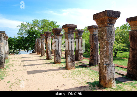 Die Ruinen von Polonnaruwa (alte Sri Lankas Hauptstadt) Stockfoto