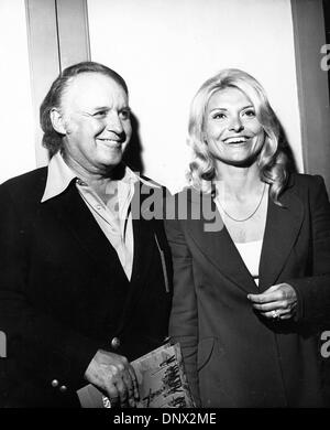 1. Juli 1975 - ROD STEIGER mit Sherry-Steiger.1975. (Kredit-Bild: © Globe Photos/ZUMAPRESS.com) Stockfoto