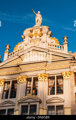 De Gulden Boot aka La Chaloupe d ' or Gebäude Grand Place Brüssel Belgien Stockfoto