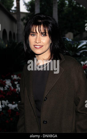 12. Januar 1998 - Hollywood, Kalifornien, US - K11072FB. NANCY MCKEON. CBS Winter Presse Tour.L.A., CA. 01/12/1998(Credit Image: © Fitzroy Barrett/Globe Photos/ZUMAPRESS.com) Stockfoto